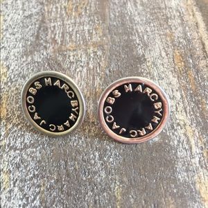 Marc  Jacobs  logo earrings